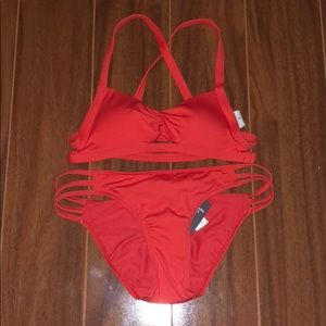 NWT! Abercrombie orange Alana bikini